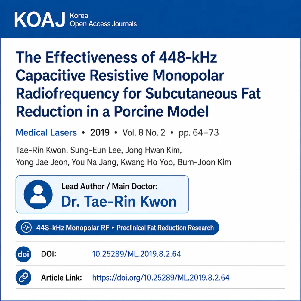 Kajian: The Effectiveness of 448-kHz Capacitive Resistive Monopolar Radiofrequency for Subcutaneous Fat Reduction in a Porcine Model